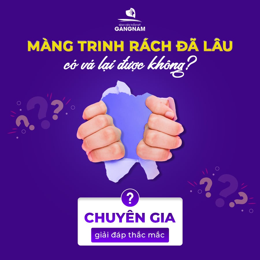 Màng trinh rách đã lâu có vá được không?