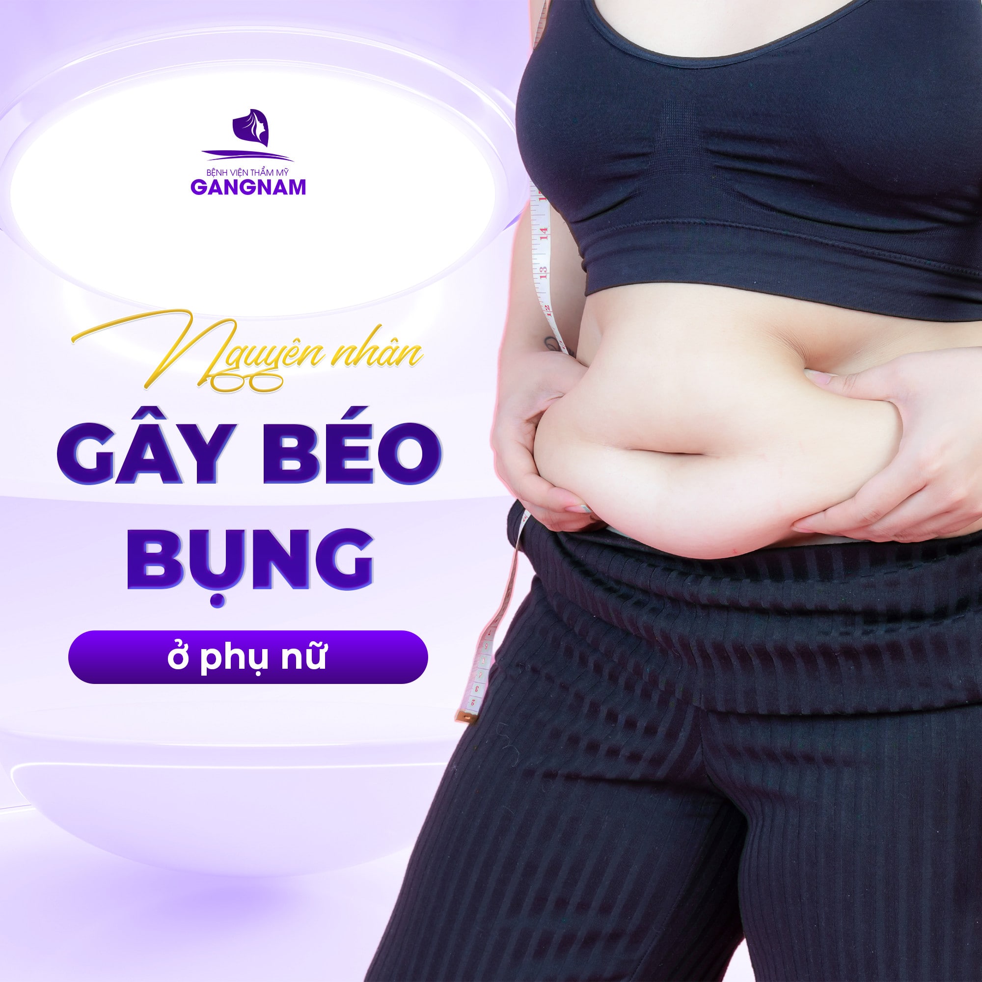 Nguyên nhân gây béo bụng ở phụ nữ