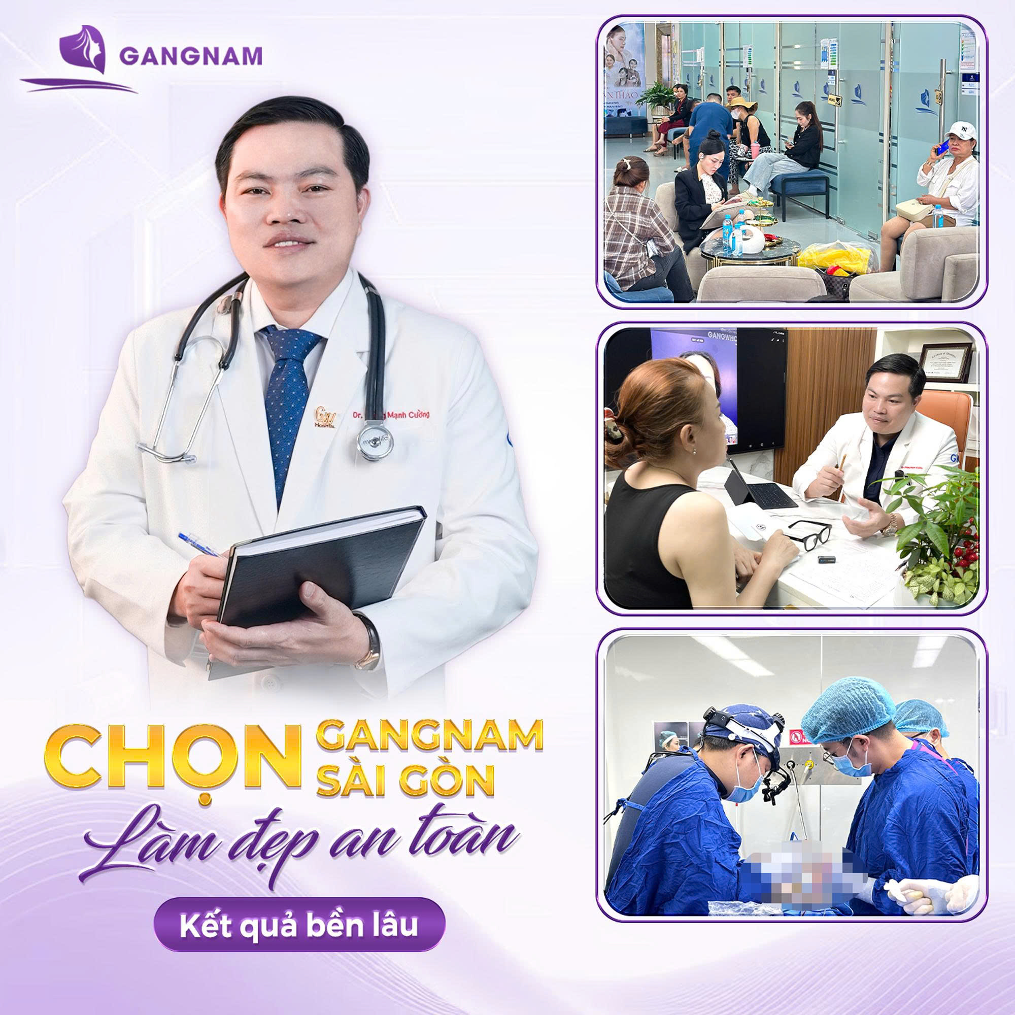 Thẩm mỹ Gangnam – Điểm đến uy tín cho vẻ đẹp tự nhiên và an toàn