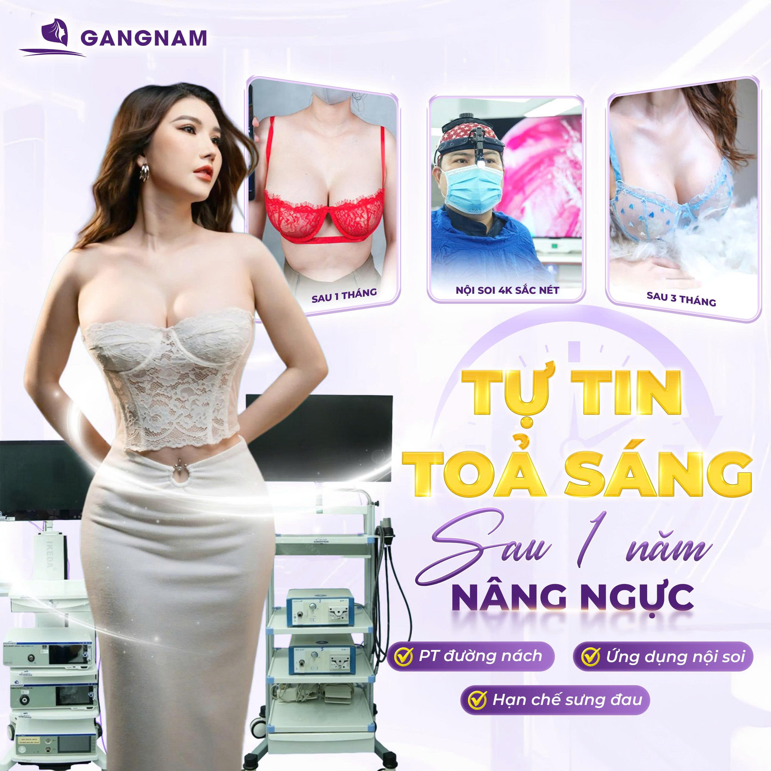 Nâng ngực nội soi căng tròn: Bí quyết sở hữu vòng 1 quyến rũ tự nhiên 6 Nâng ngực nội soi căng tròn – Giải pháp thẩm mỹ hiện đại tại Thẩm mỹ Gangnam