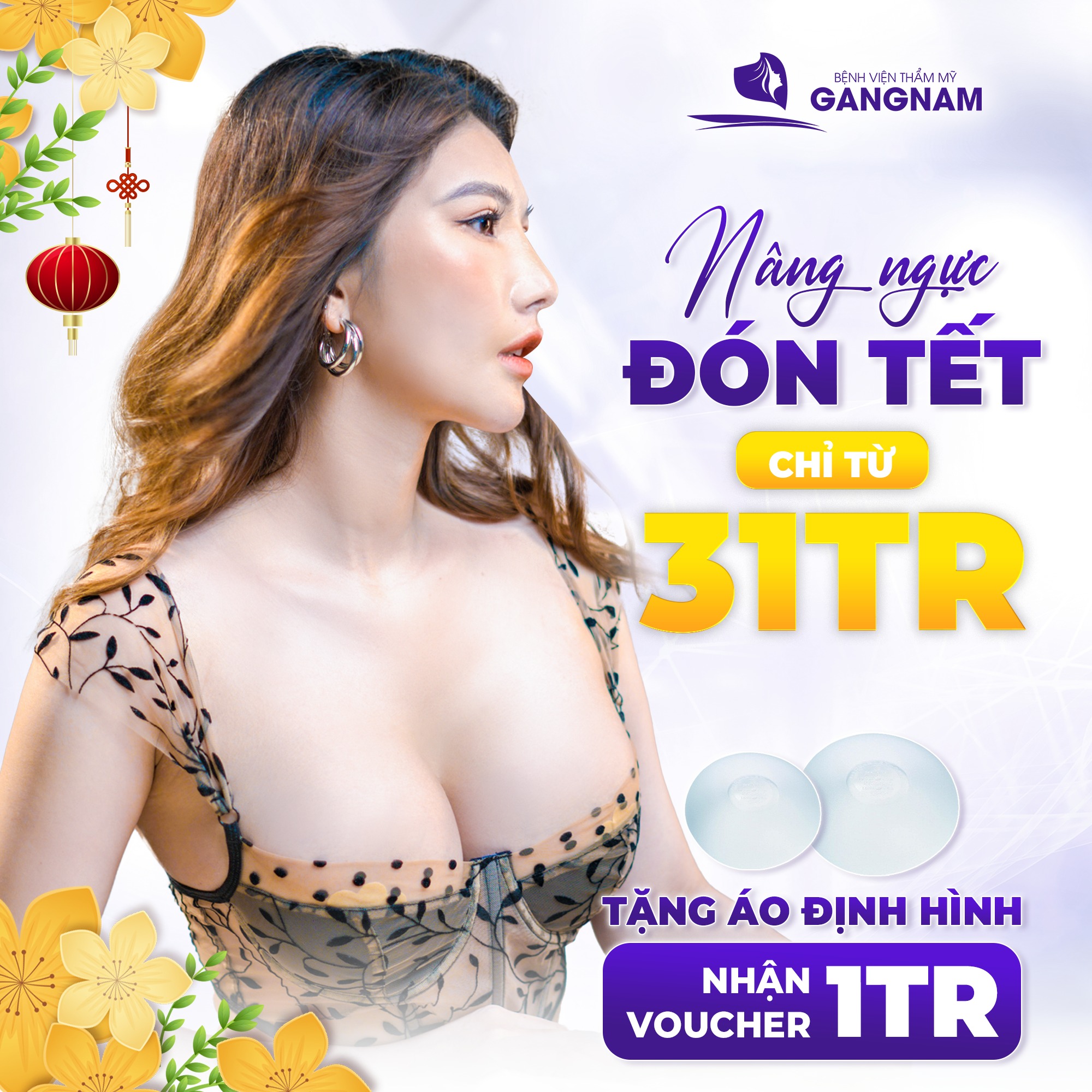 Nâng ngực túi độn silicon: Phương pháp thẩm mỹ vòng 1 an toàn và hiện đại 5 Ưu điểm vượt trội của nâng ngực túi độn silicon