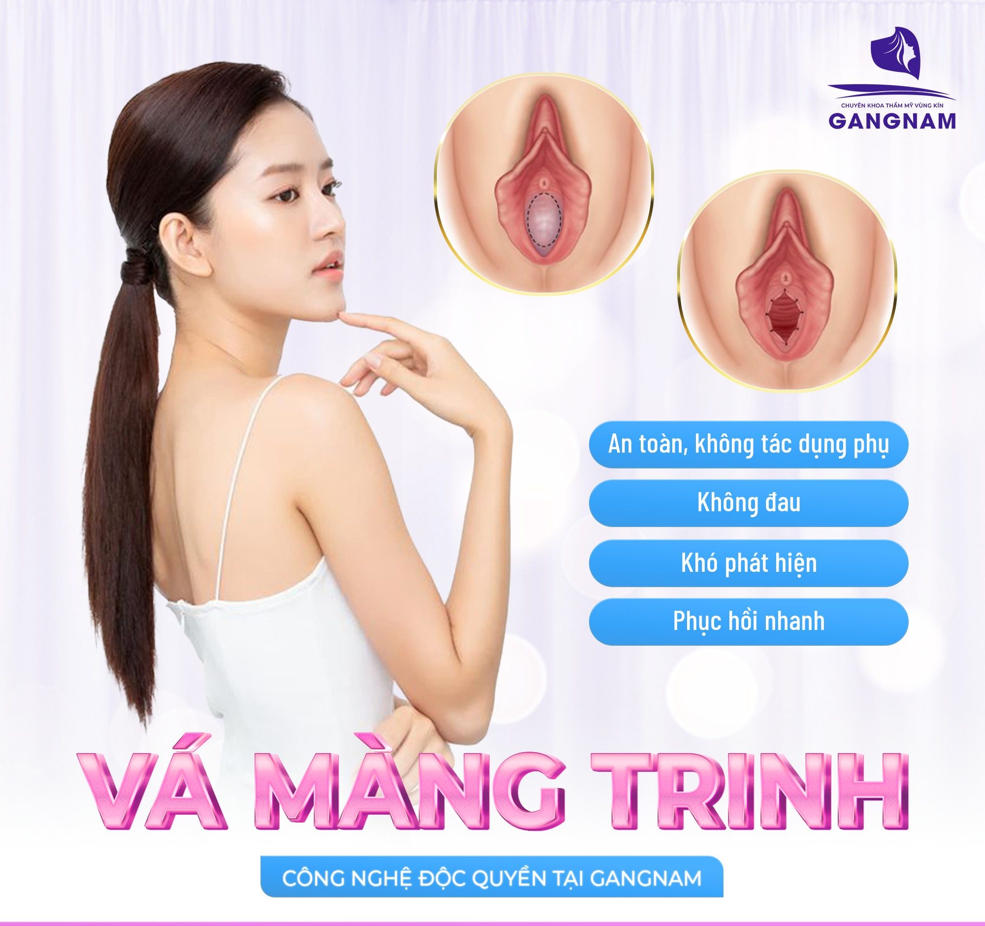 Vá màng trinh không đau: Giải pháp hiện đại giúp phụ nữ tự tin hơn 5 Các công nghệ tiên tiến trong vá màng trinh không đau năm 2026