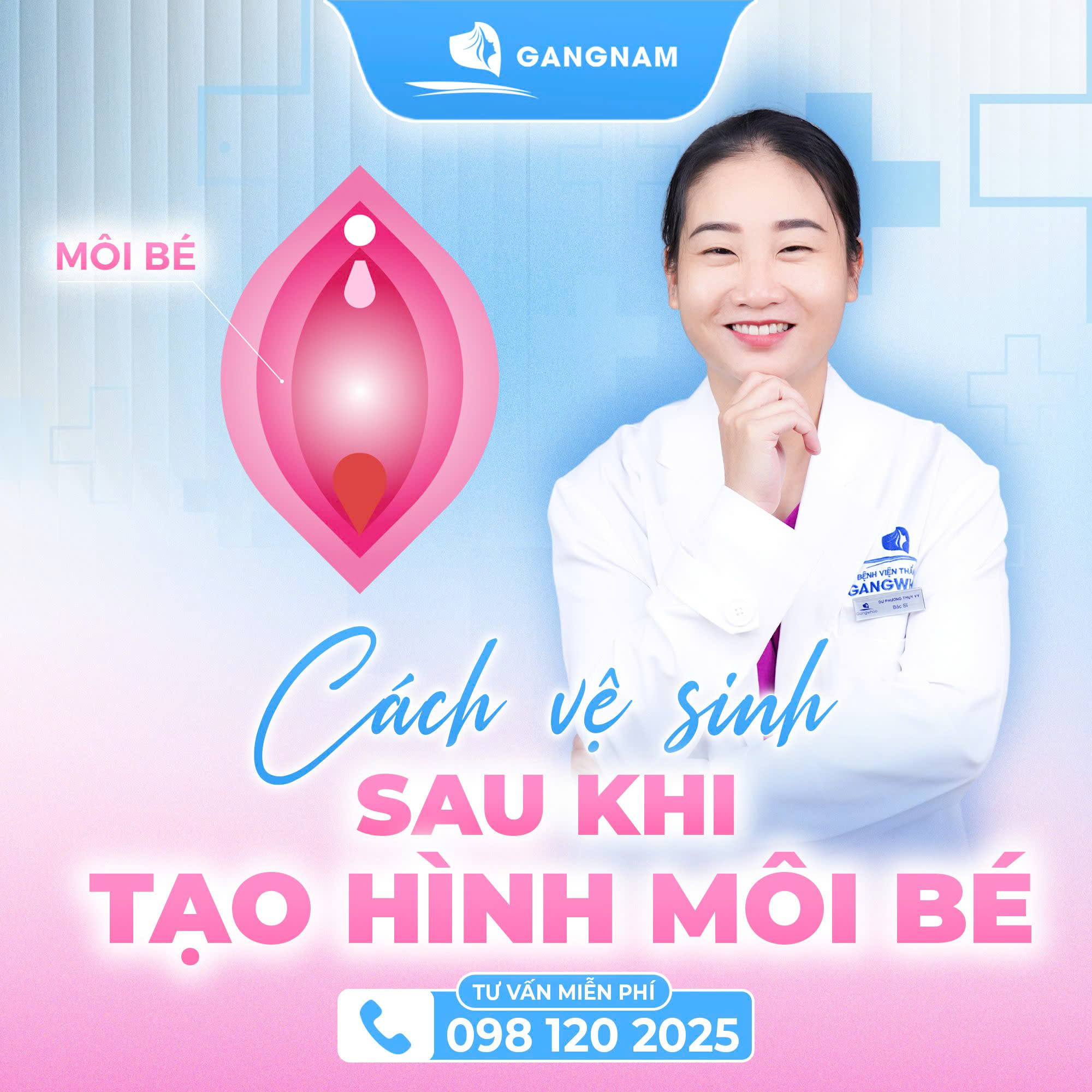Cắt môi bé vùng kín: Khi nào nên thực hiện và những điều phụ nữ cần biết 6 Cắt môi bé vùng kín tại Thẩm mỹ Gangnam