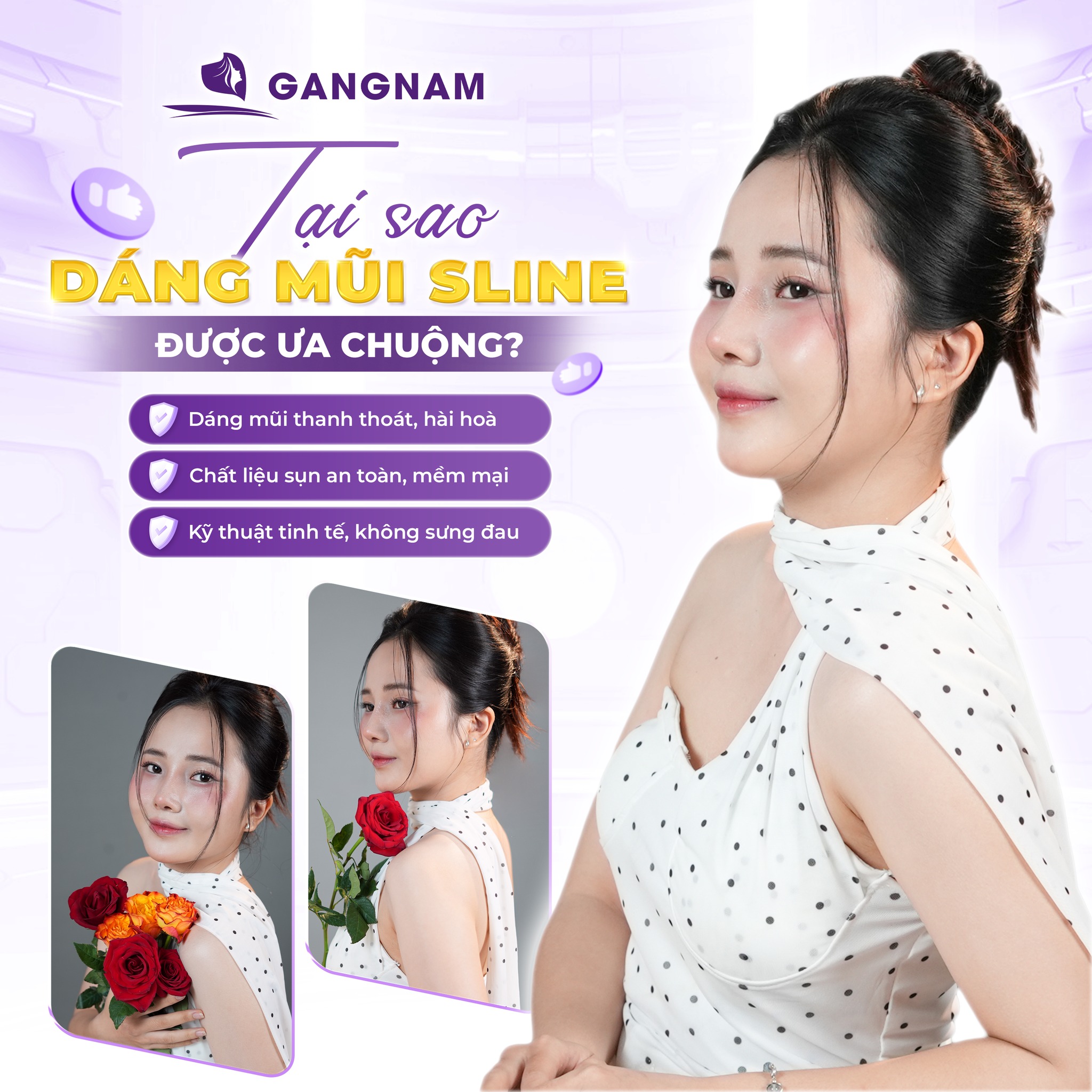 Nâng mũi Sline thẩm mỹ: Bí quyết sở hữu dáng mũi thanh thoát chuẩn tỷ lệ vàng 5 Ưu điểm vượt trội khiến nâng mũi Sline thẩm mỹ luôn dẫn đầu xu hướng
