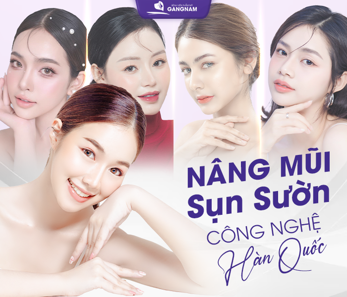 Nâng mũi sụn sườn – Giải pháp tái cấu trúc mũi toàn diện và bền vững 6 Nâng mũi sụn sườn an toàn, dáng mũi tự nhiên tại Thẩm mỹ Gangnam