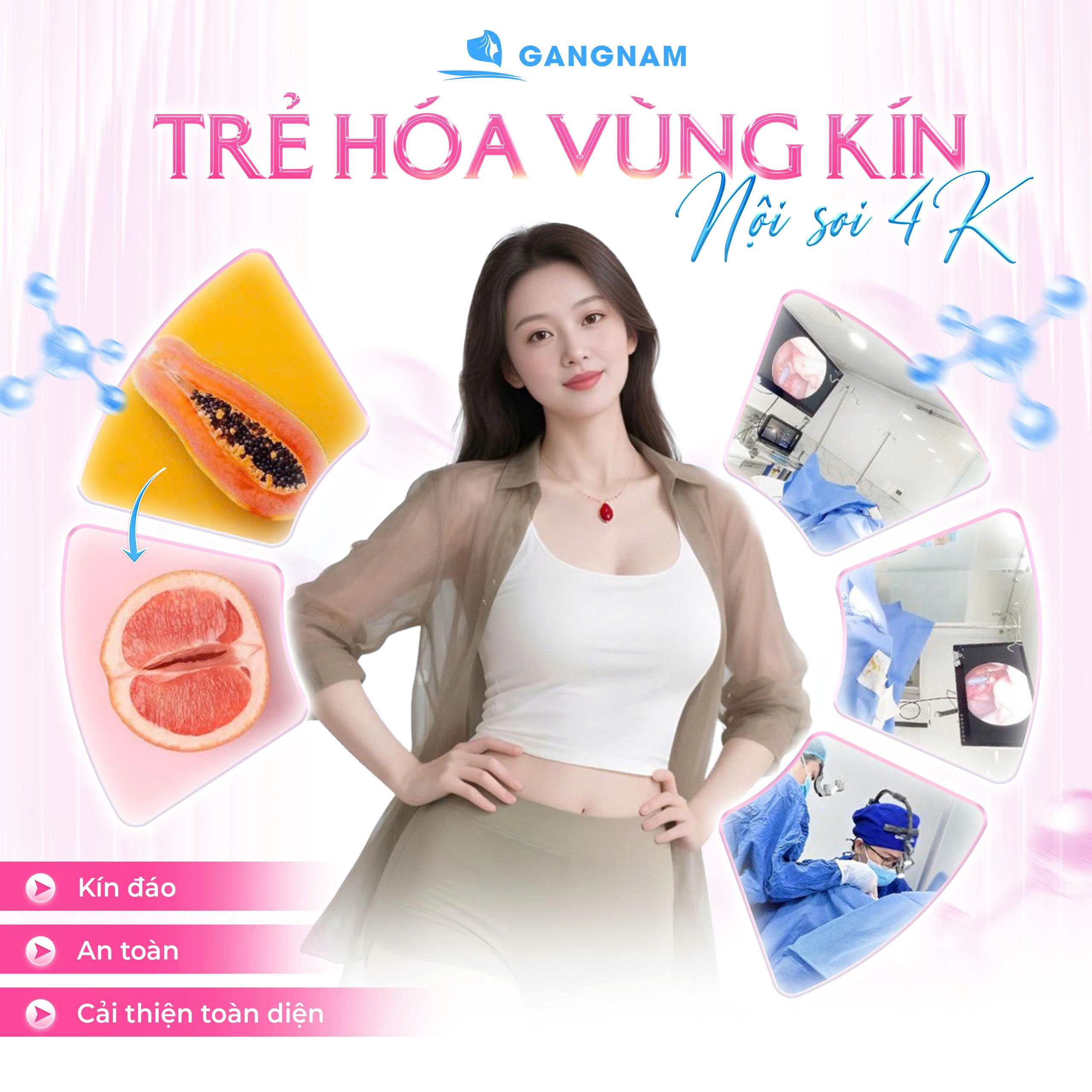 Tân Trang Vùng Kín Nội Soi: Giải Pháp Trẻ Hóa, Thu Hẹp An Toàn Chuẩn Y Khoa 6 Thẩm mỹ Gangnam – Nâng tầm vẻ đẹp hiện đại chuẩn y khoa