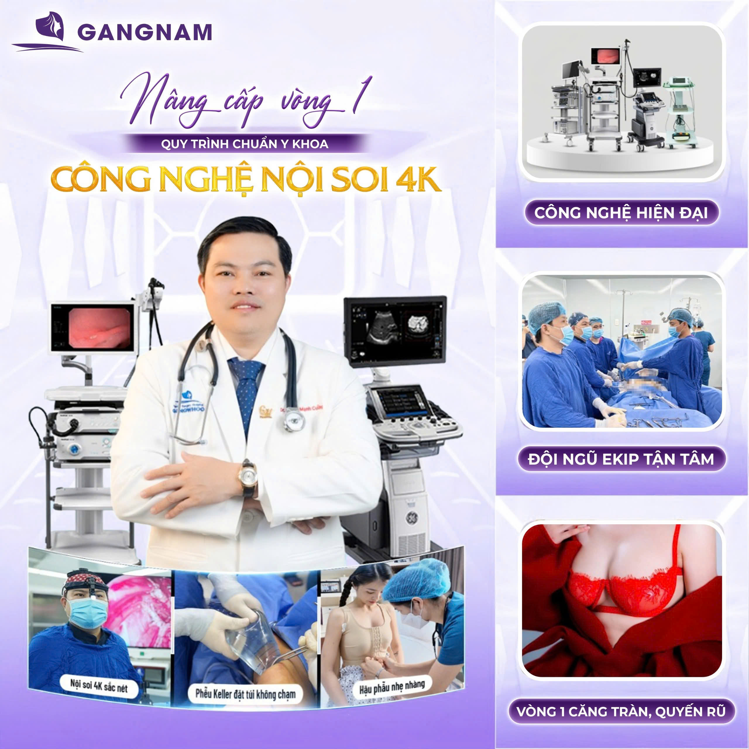 Nâng Ngực Nội Soi 4K Túi Nano: Công Nghệ Hiện Đại Cho Vòng 1 Tự Nhiên 6 Thẩm mỹ Gangnam – Địa chỉ nâng ngực nội soi 4K túi nano uy tín, chuẩn y khoa