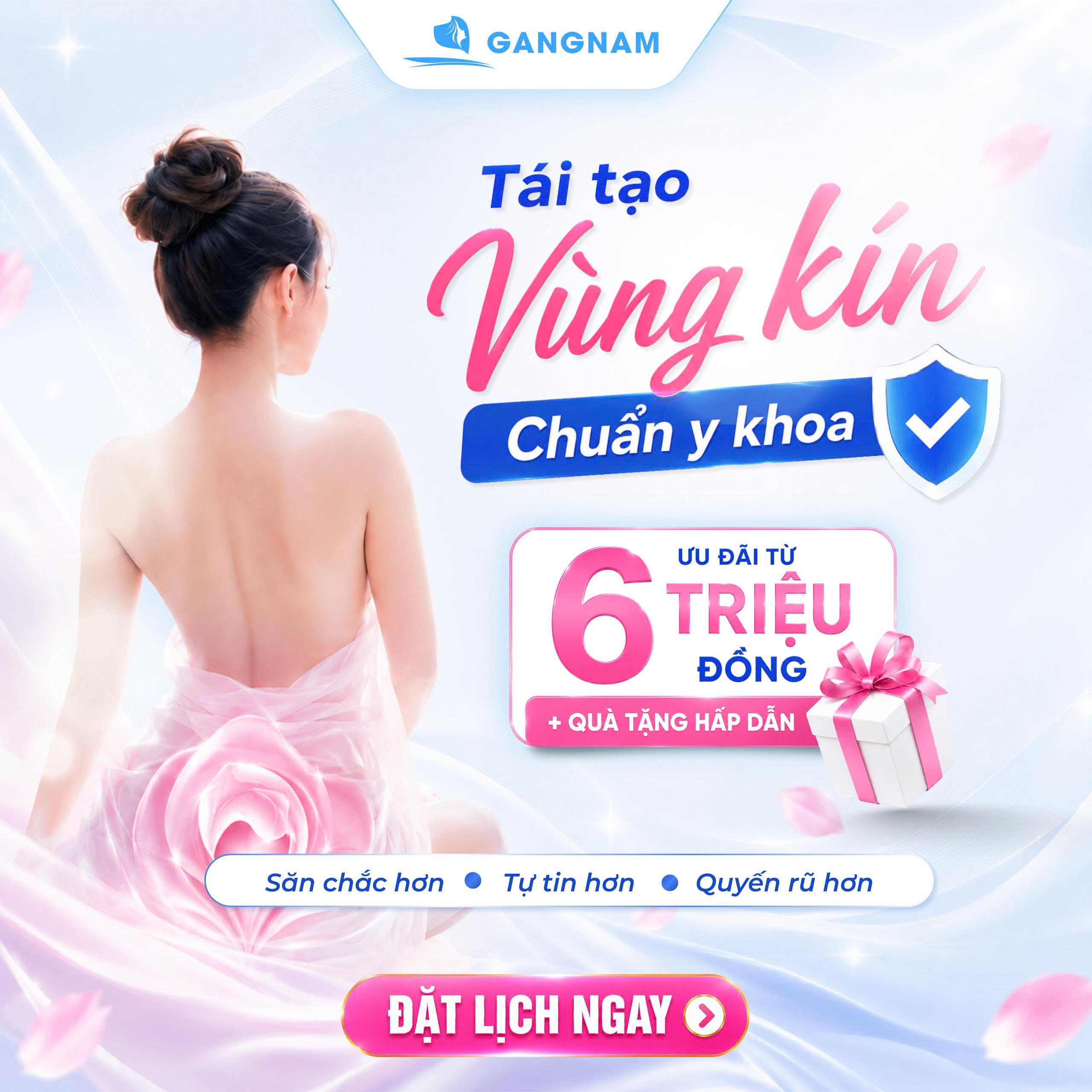 Thẩm mỹ trẻ hóa vùng kín: Giải pháp trẻ hóa toàn diện cho sức khỏe và sắc đẹp phụ nữ 6 Thẩm mỹ trẻ hóa vùng kín tại Thẩm mỹ Gangnam