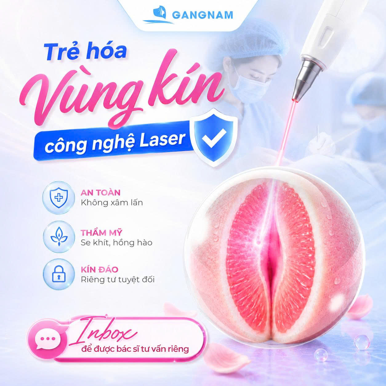 Thẩm mỹ trẻ hóa vùng kín: Giải pháp trẻ hóa toàn diện cho sức khỏe và sắc đẹp phụ nữ 5 Trẻ hóa bằng công nghệ Laser hoặc Sóng RF