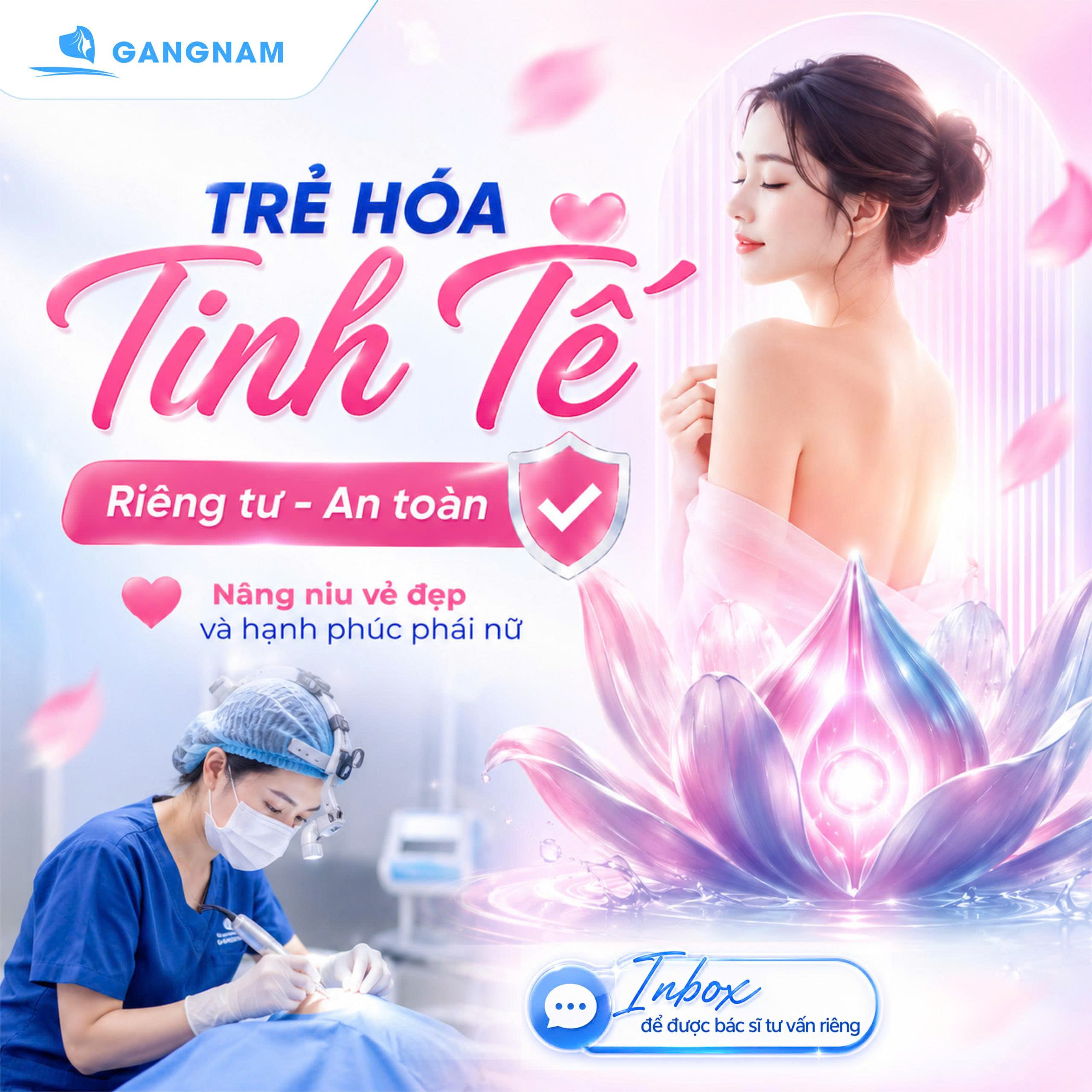 Thẩm mỹ trẻ hóa vùng kín: Giải pháp trẻ hóa toàn diện cho sức khỏe và sắc đẹp phụ nữ 4 Thẩm mỹ trẻ hóa vùng kín là gì và đối tượng nào nên thực hiện